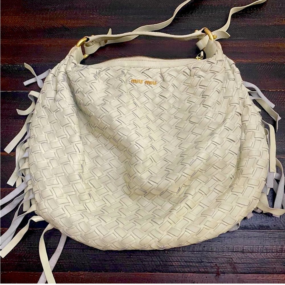 Miu Miu Fringe Boho bag